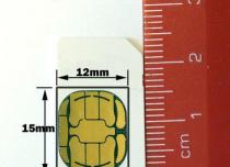 Обрезка SIM-карты под размер Micro своими руками